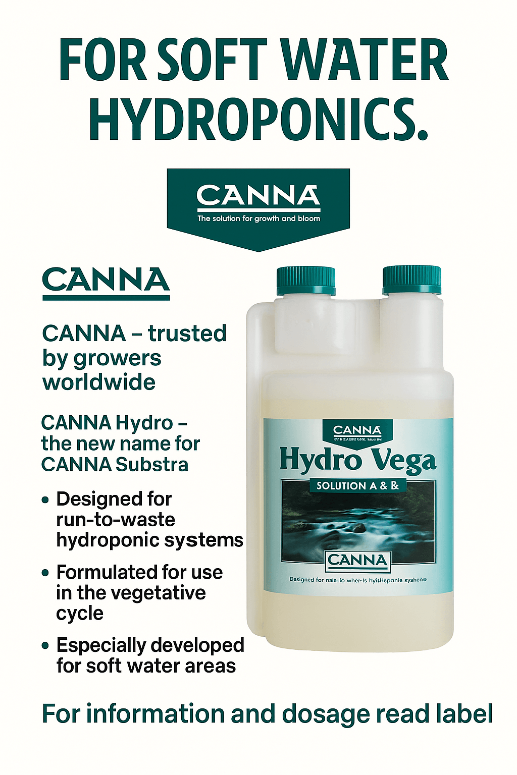 Canna Hydro Vega SW A&B - The Alocasia Company