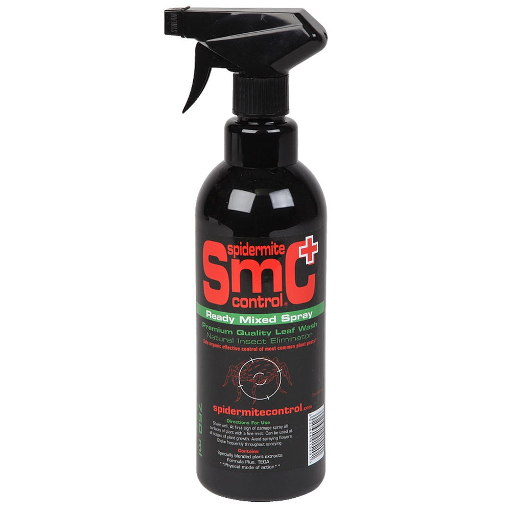 SMC Spider Mite Control, a bottle of concentrated fast-acting spider mite treatment