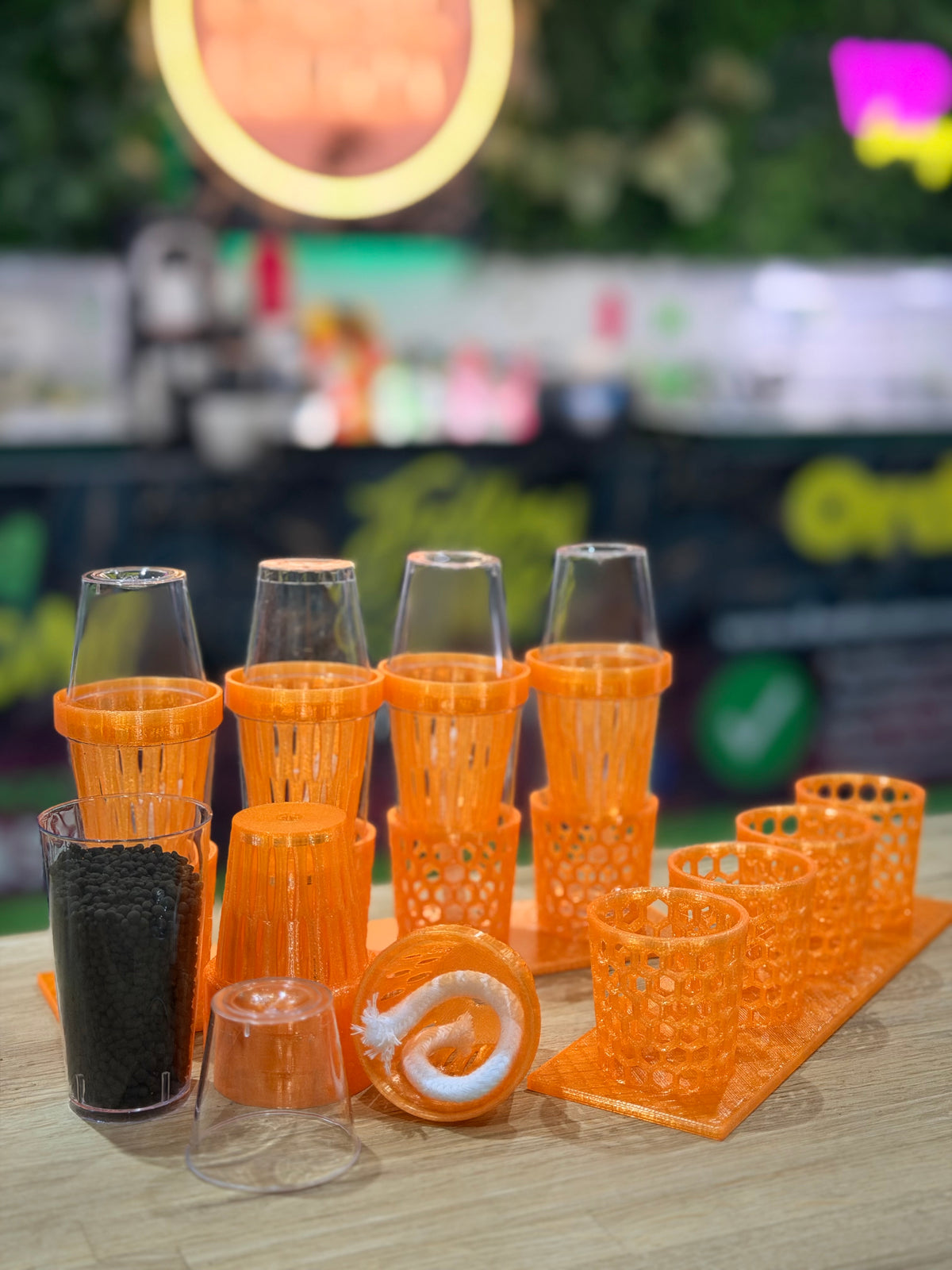 Corm Crown, a reusable 3D-printed self-watering insert for Alocasia and aroid corms