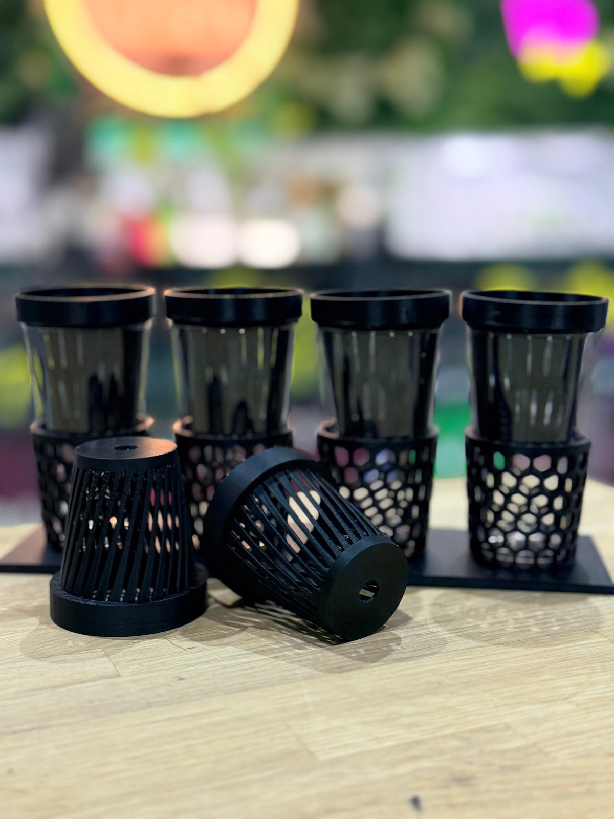Corm Crown, a reusable 3D-printed self-watering insert for Alocasia and aroid corms