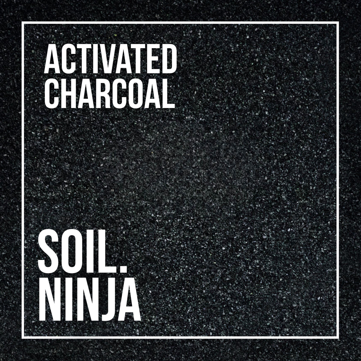 Soil Ninja activated charcoal, an Alocasia substrate component that filters toxins and prevents mould