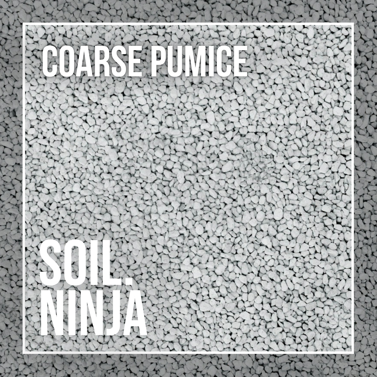 Soil Ninja coarse pumice, a volcanic substrate component that aerates custom aroid mixes