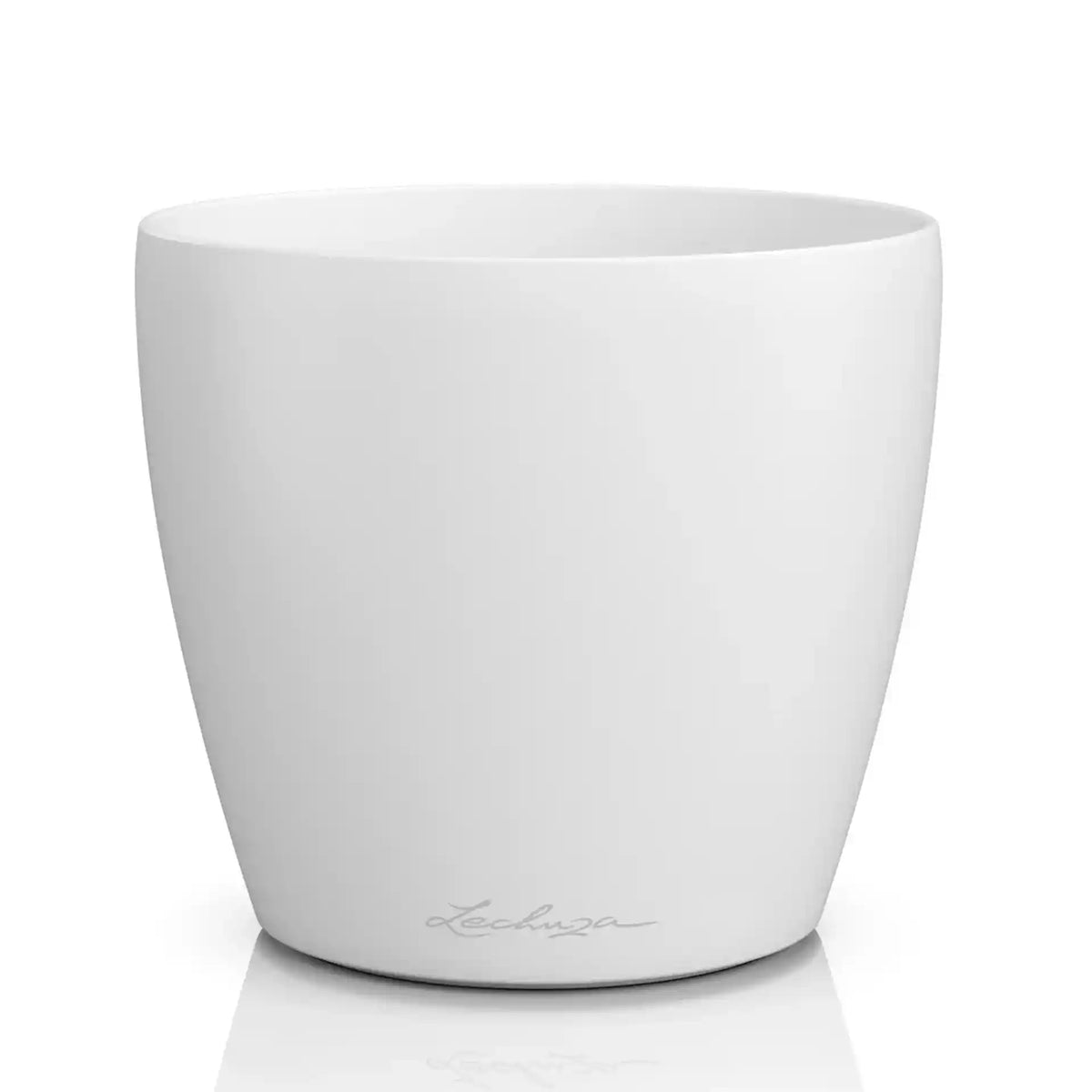 Lechuza Classico Color Deco 12, a matte-finish 1.2L self-watering planter
