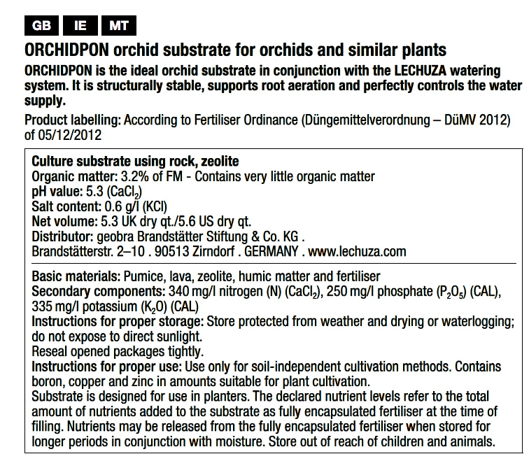 Lechuza OrchidPon Potting Mix